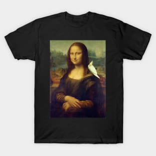 mona lisa had a cockatiel T-Shirt